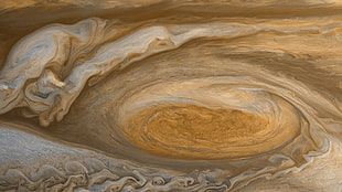abstract painting, Jupiter, planet, storm HD wallpaper