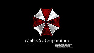 Umbrella Corporation, Resident Evil, Umbrella Corporation, video games, typography