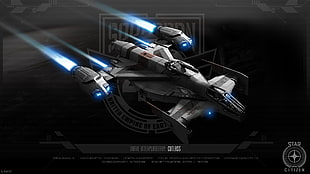 Star Citizen digital wallpaper, Star Citizen, cutlass, Drake Interplanetary, spaceship HD wallpaper