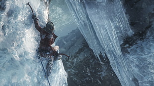 ice pillar, Tomb Raider, Lara Croft, Xbox, Rise of the Tomb Raider