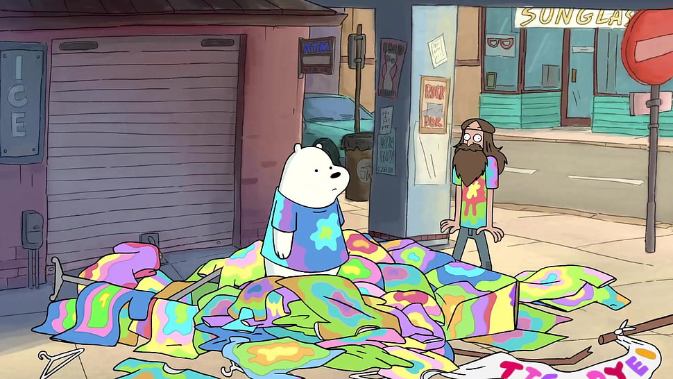 We Bare Bears Snow Bear, WeBareBears, Capture, humor HD wallpaper