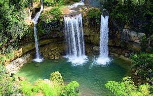 waterfalls, nature, waterfall, landscape HD wallpaper