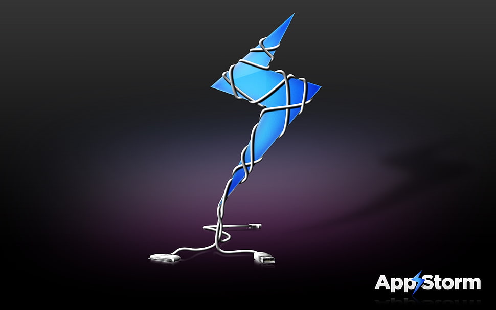 blue Thunder themed lamp HD wallpaper