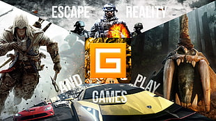 Escape Reality poster, Battlefield 3, Battlefield 4, Need for Speed, Need for Speed (movie) HD wallpaper
