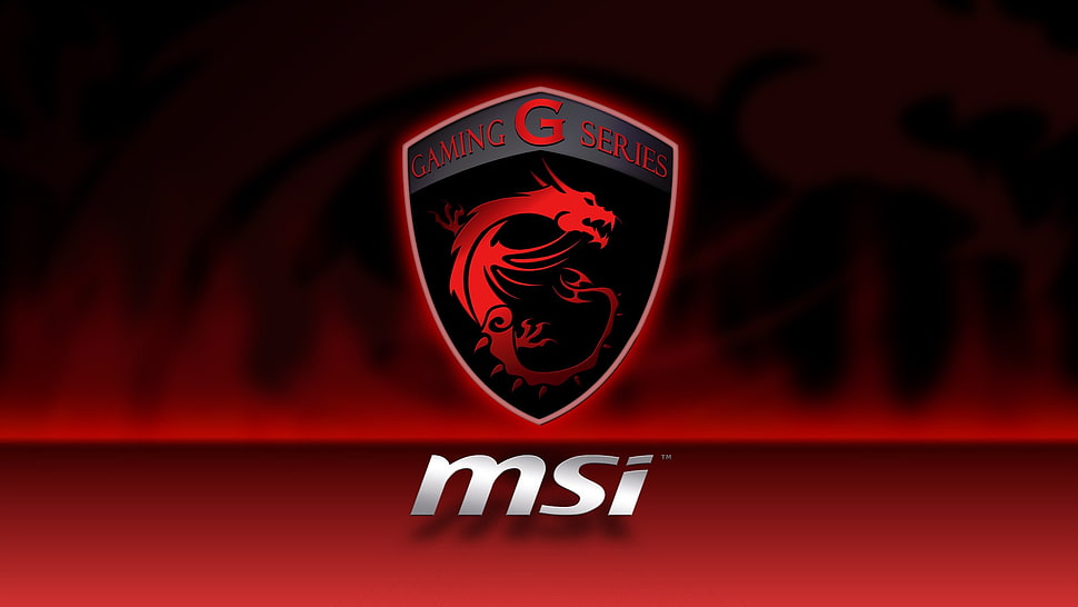 MSI logo, MSI, dragon HD wallpaper