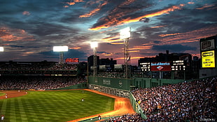 Fenway Park, Boston, Major League Baseball, baseball, stadium, crowds HD wallpaper