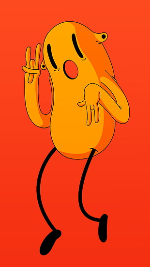 The Adventure Time character illustration, cartoon, illustration HD wallpaper
