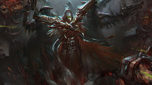League of Legends Jhin wallpaper, Overwatch, Reaper (Overwatch)