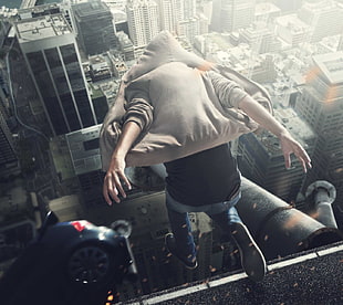 boy jumping on the building game wallpaper HD wallpaper