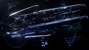 black and gray spaceship digital wallpaper, Mass Effect: Andromeda HD wallpaper
