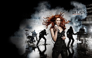 Delain April Rain, Charlotte Wessels, singer, Delain, symphonic metal HD wallpaper