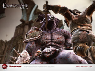 Dragon Age game cover, Dragon Age, Dragon Age: Origins HD wallpaper