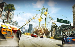 game application, video games, car, Split Second