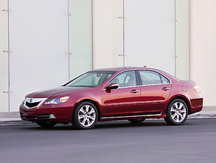 Acura,  Rl,  Red,  Side view HD wallpaper