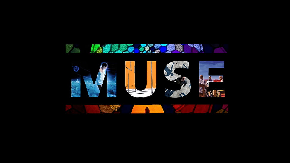 Muse mosaic illustration HD wallpaper