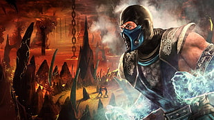 Mortal Kombat Sub-zero wallpaper, video games, Mortal Kombat