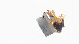 black-haired female character illustration, Neon Genesis Evangelion, Katsuragi Misato, Pen²