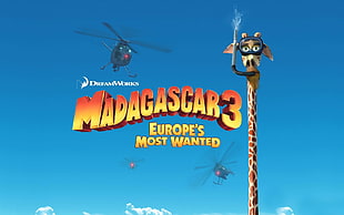 DreamWorks Madagascar 3 Europe's Most Wanted display wallpaper