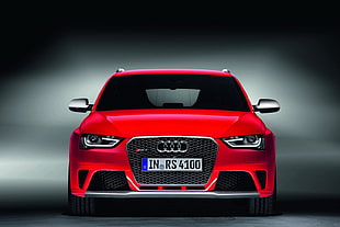 red Audi A-series