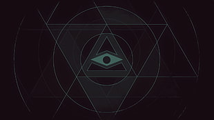 black and gray eye clipart HD wallpaper