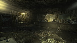 gray bar, Fallout 3, Fallout, workshops, garages HD wallpaper