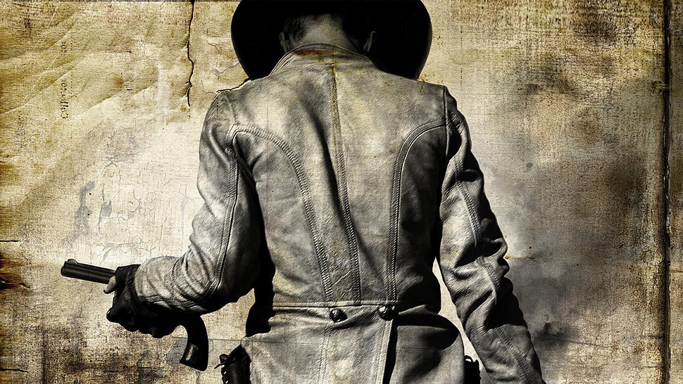 black leather trench coat, movies, western, 3:10 to Yuma HD wallpaper