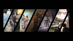 comic strip collage HD wallpaper