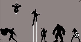Marvel Avengers digital wallpaper, Thor 2: The Dark World, Avengers: Age of Ultron, The Avengers, Spider-Man