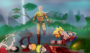 Disney Infinity character action figure, One-Punch Man, Kurosaki Ichigo, Uzumaki Naruto, Son Goku