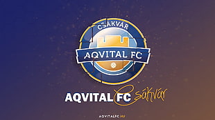 Aqvital FC logo, soccer, Hungary, sport 