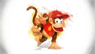 Nintendo monkey digital wallpaper, Super Smash Brothers HD wallpaper