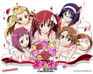 five girls Anime photo