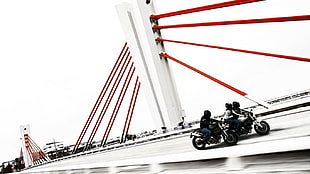 black and gray fishing rod, Ducati, motorcycle, vehicle HD wallpaper