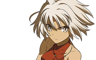 white haired female Anime Character