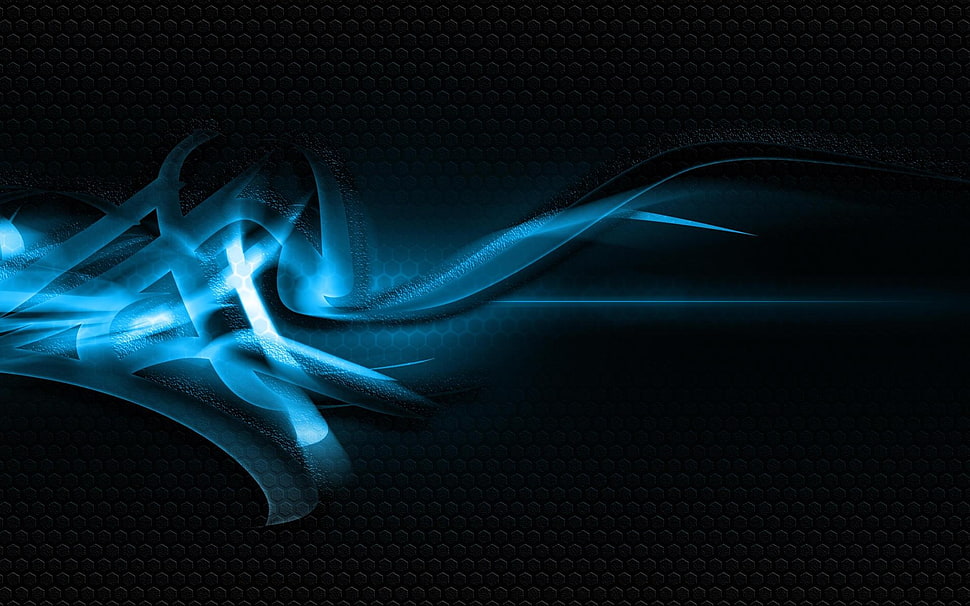 blue selective color effects HD wallpaper
