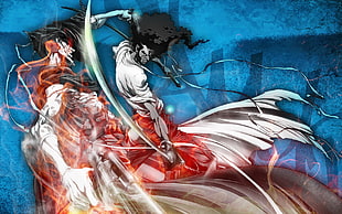 Afro Samurai digital wallpaper, Afro Samurai, anime