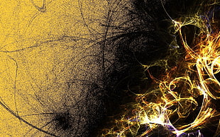 black and brown abstract paintingf