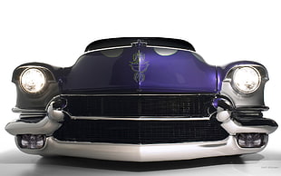 black and purple electronic device, car, Cadillac