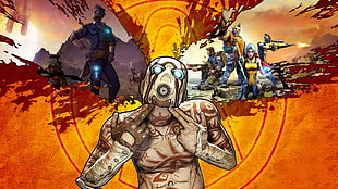 Borderlands wallpaper, Borderlands, machine gun HD wallpaper