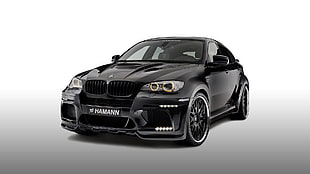 black BMW coupe