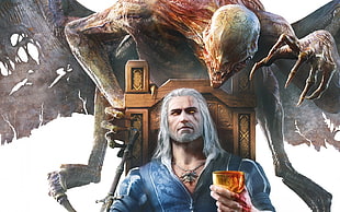 witcher blood and wine cover HD wallpaper