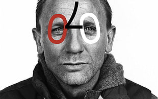 gray and black crew-neck shirt, Daniel Craig, James Bond, 007, actor