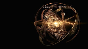 Game of Thrones sphere wallpaper, TV, black background, Game of Thrones HD wallpaper