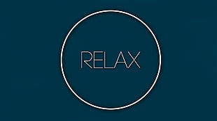Relax text HD wallpaper