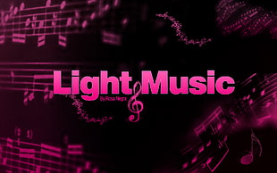black and pink background with text overlay, music, pink