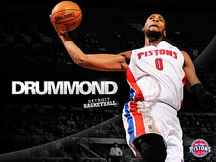 Andre Drummond, NBA, basketball, Detroit Pistons, Detroit HD wallpaper