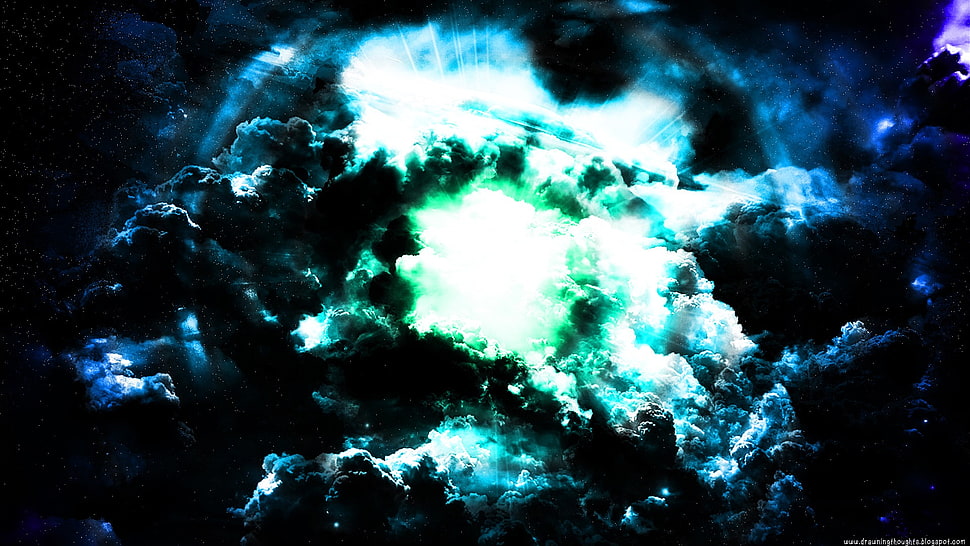 black and white smoke HD wallpaper