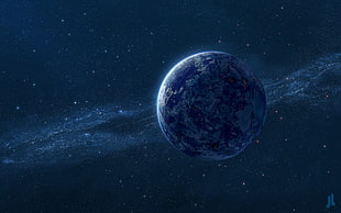 illustration of planet in the galaxy