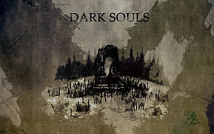 Dark Souls poster, Dark Souls, video games