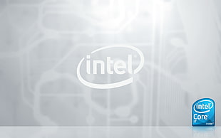 Intel logo wallpaper